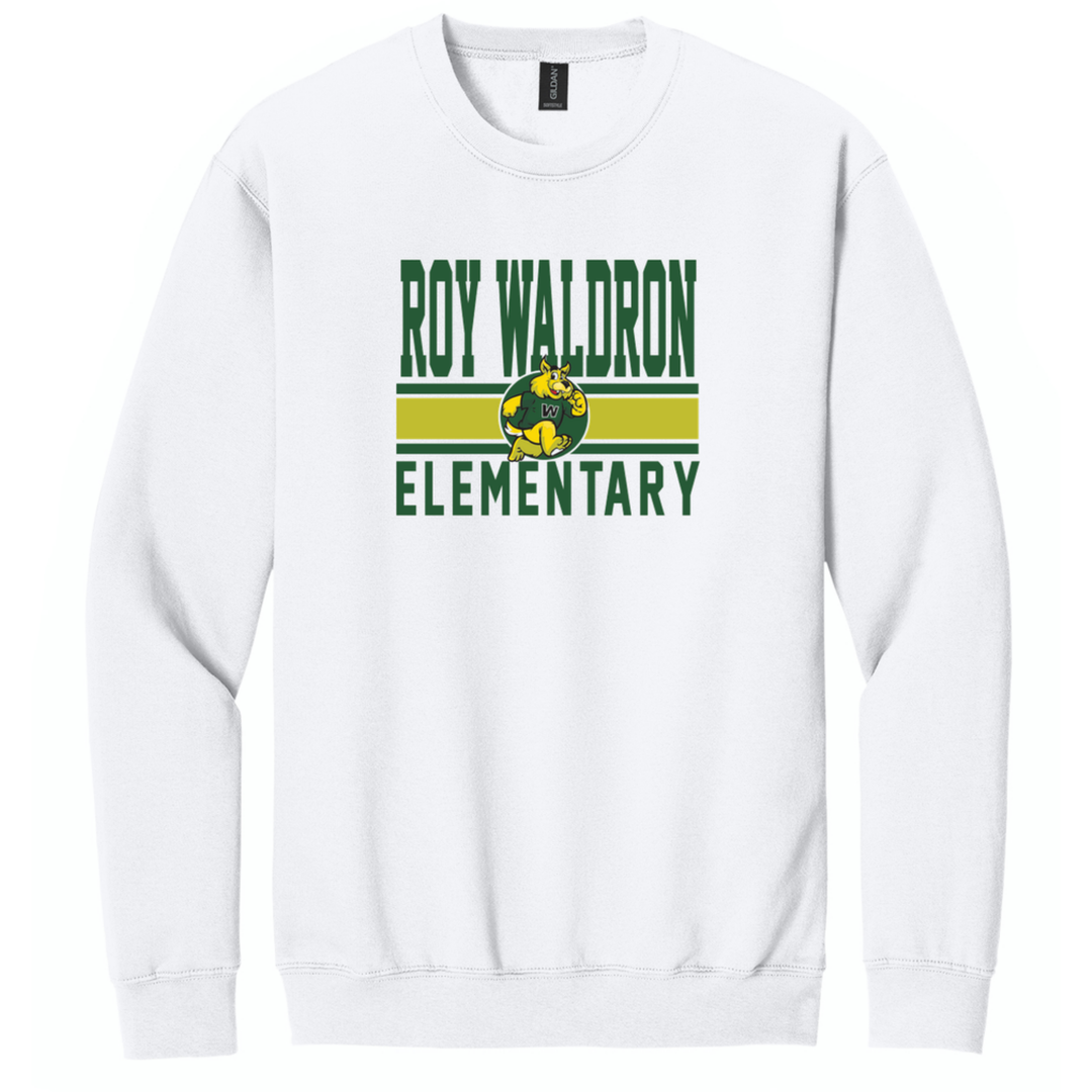 Classic Stripe Crew Sweatshirt | Roy Waldron Elementary