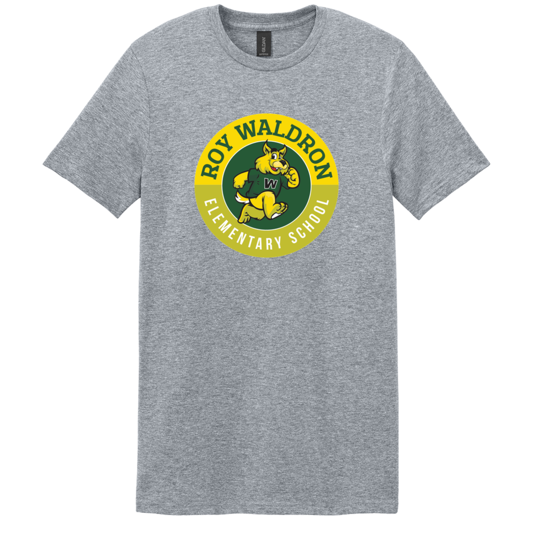Mascot Circle Short Sleeve Tee | Roy Waldron Elementary