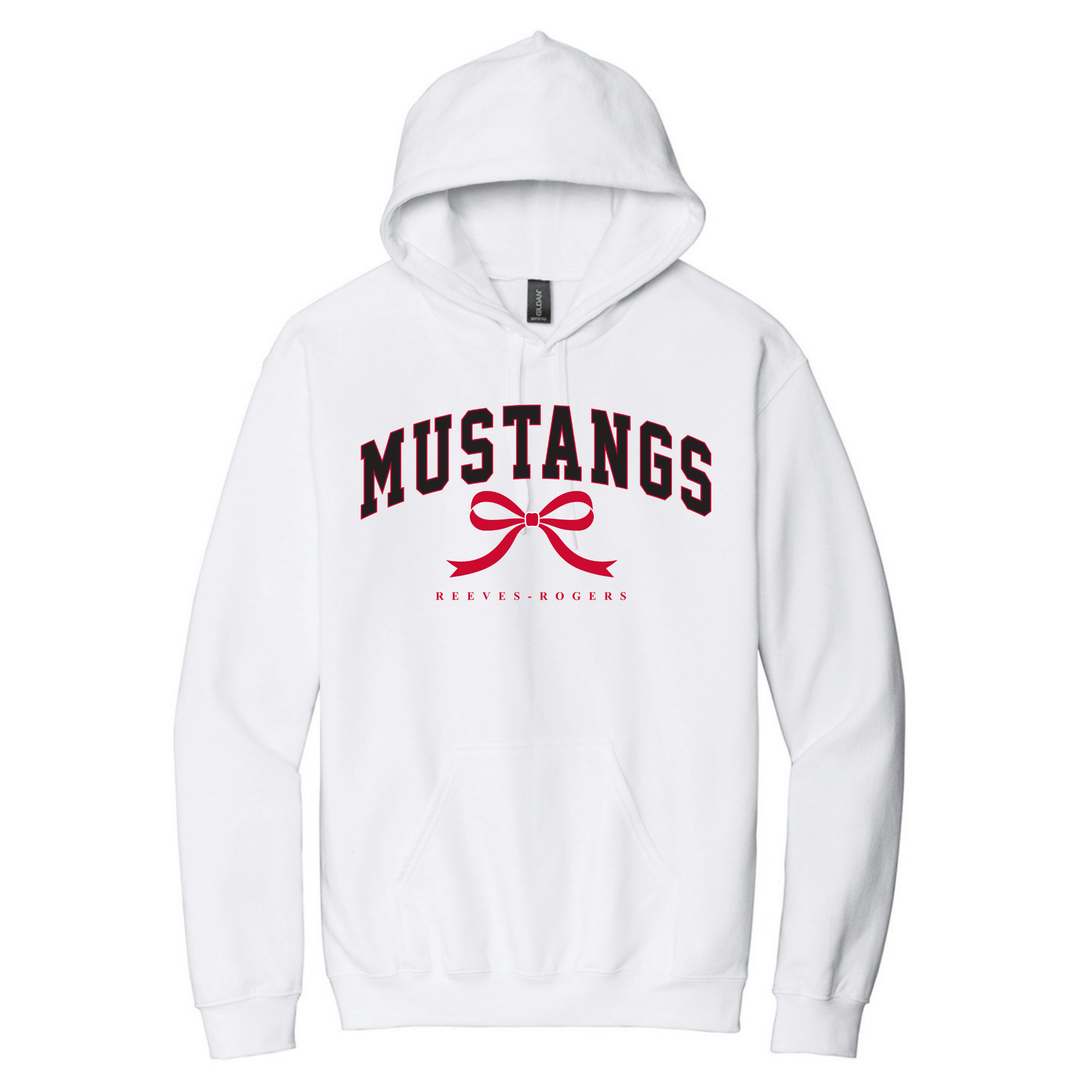 Mustang Bow Hoodie | Reeves-Rogers Elementary School