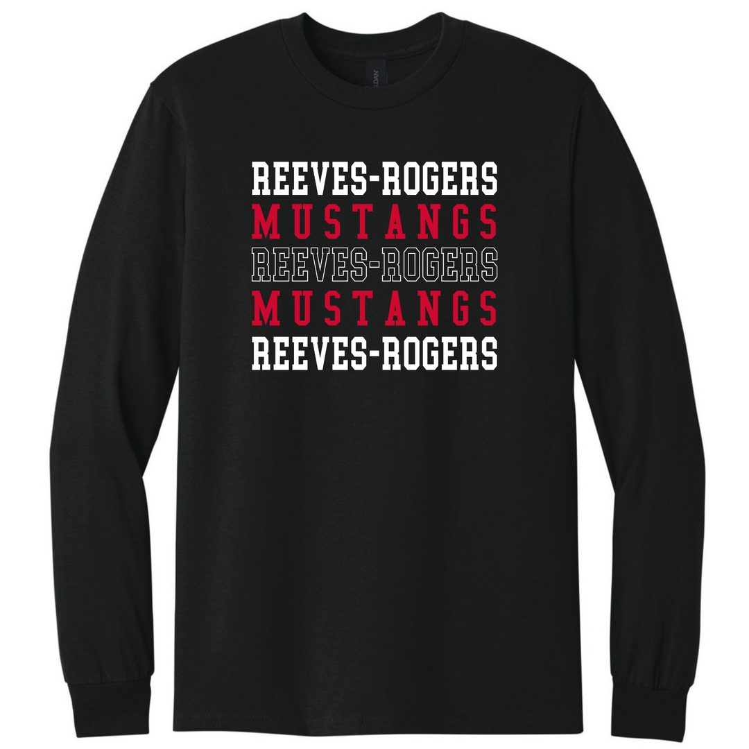 Reeves-Rogers Stacked Long Sleeve T-Shirt | Reeves-Rogers Elementary School