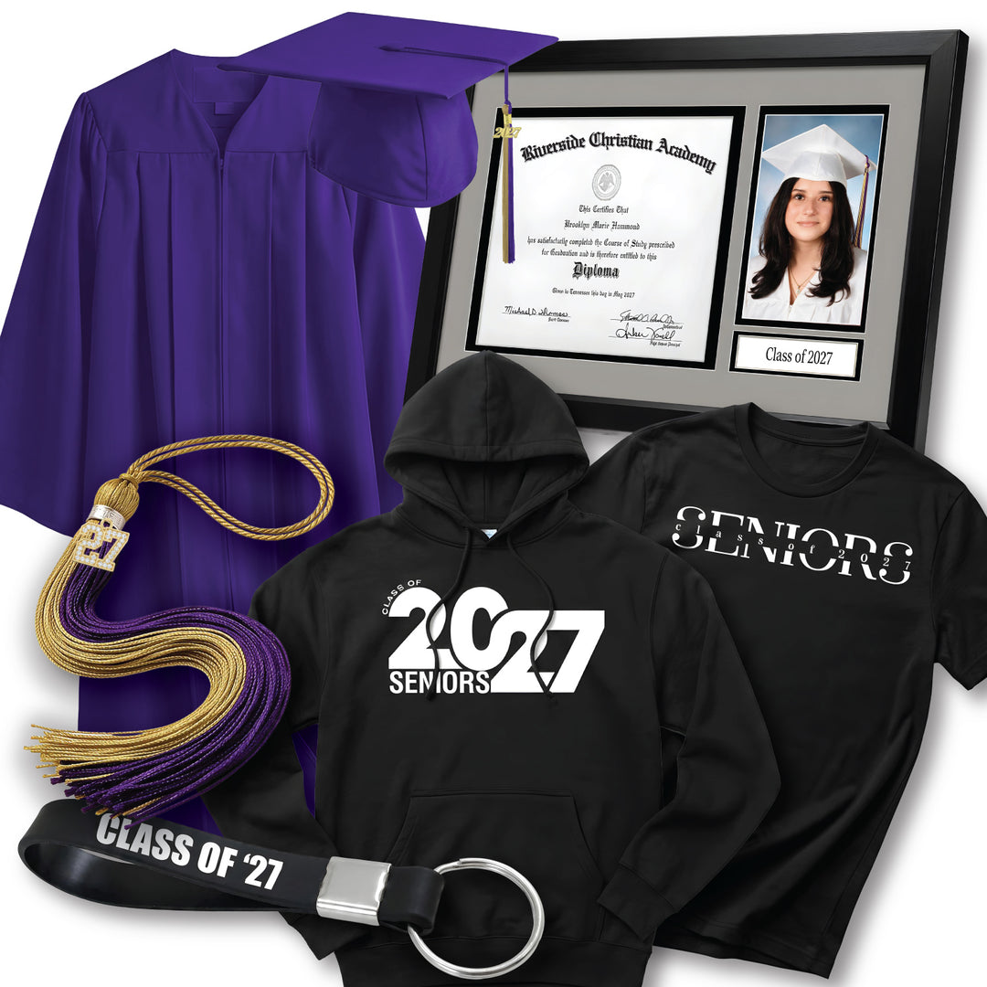 Cap & Gown Deluxe Package | Riverside Christian Academy
