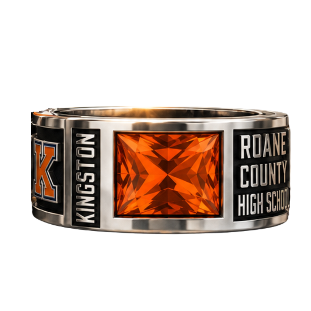 Class Ring - Band Style | Kingston | Roane County High School