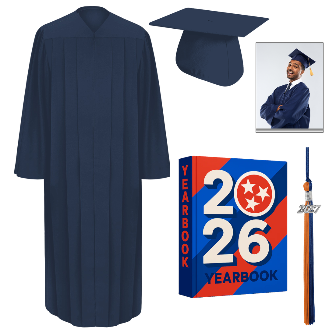 Cap, Gown, Tassel Unit, Yearbook & Senior Photo | Kingston | Roane County High School