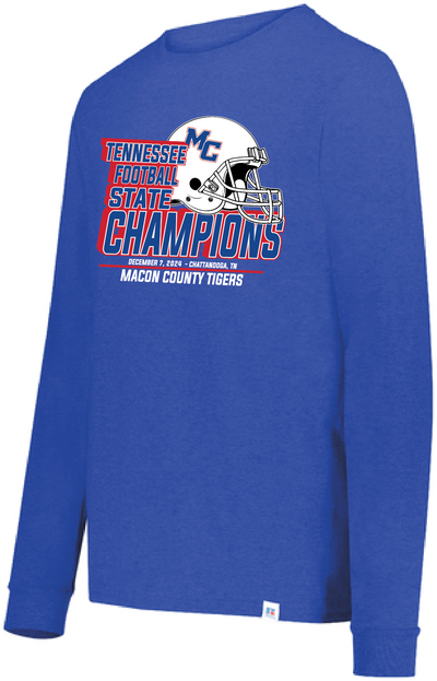 Youth Long Sleeve Tee | Macon County State Football Champions