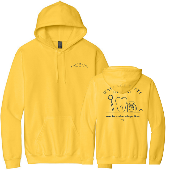Script Hoodie | Wallace State Dental Apparel Store