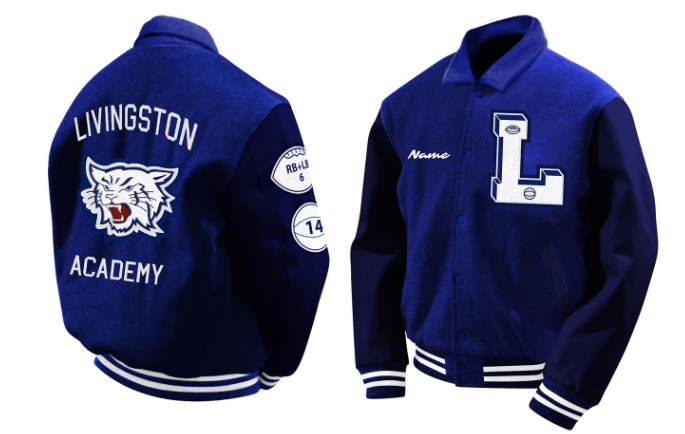 Livingston Academy Letter Jacket Builder | Deluxe Package – JHA Company ...