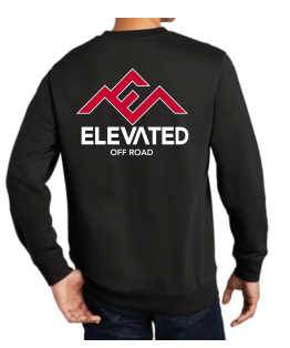 Elevated Off Road V.I.T. Crewneck Black