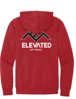 Elevated Off Road V.I.T. Hoodie Classic Red