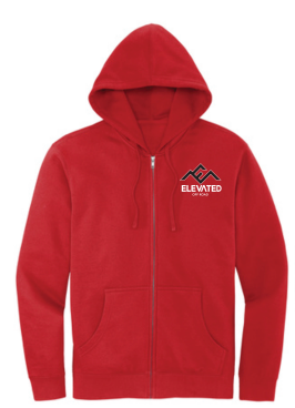 Elevated Off Road V.I.T. Full-Zip Hoodie Classic Red