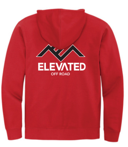 Elevated Off Road V.I.T. Full-Zip Hoodie Classic Red