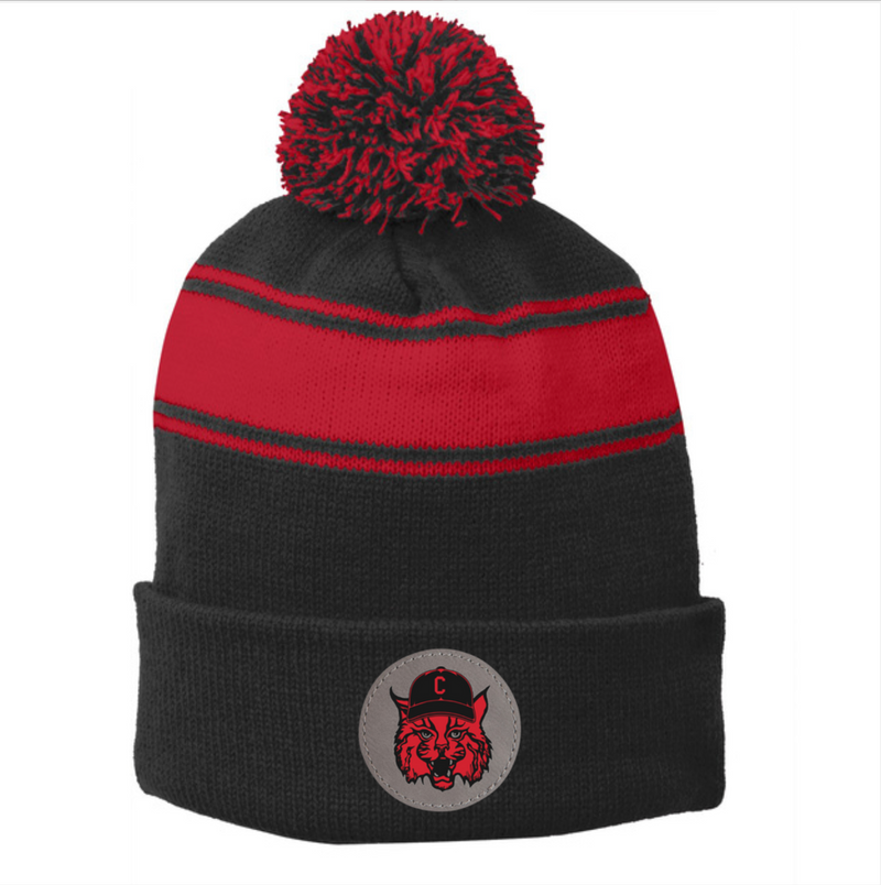 Stripe Pom Pom Beanie | Central Station