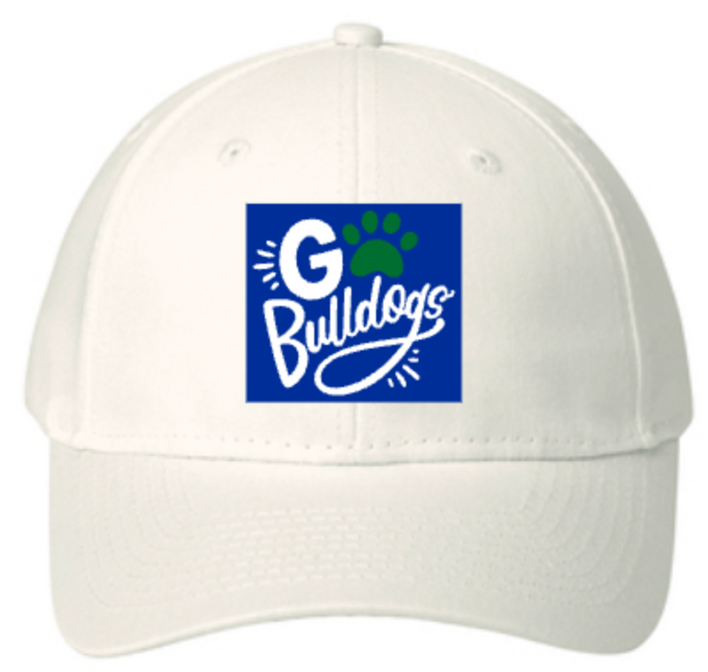 Six-Twill Hat with Go Bulldogs Patch | Big Ridge Elementary School