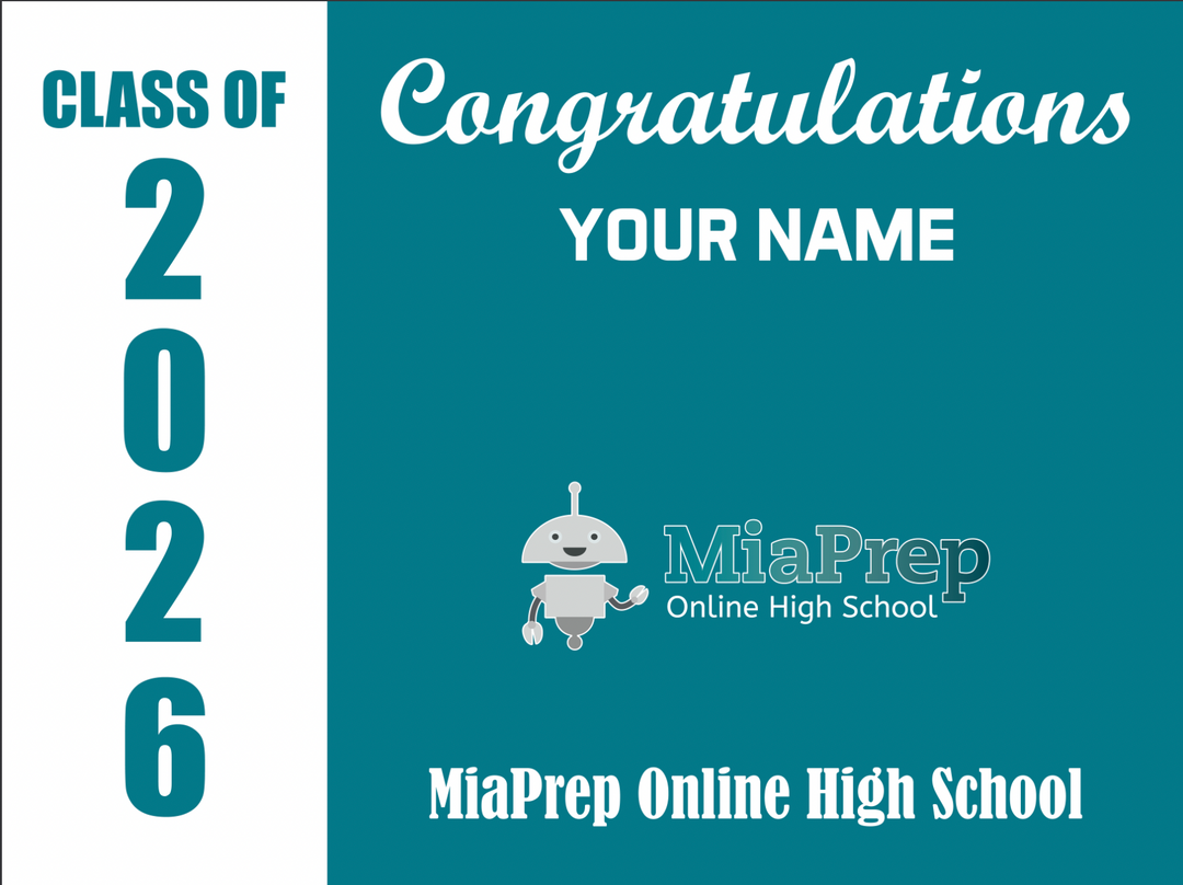Yard Sign | MiaPrep Online High School