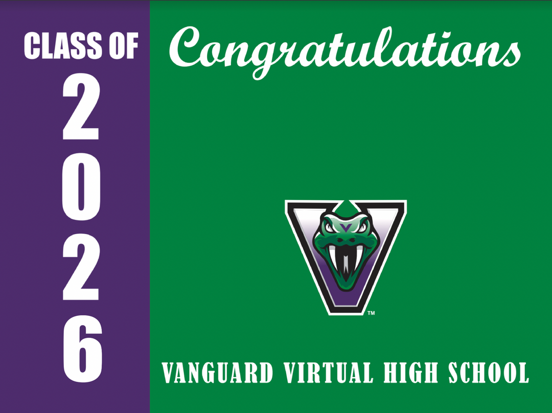 Yard Sign | Vanguard Virtual High School