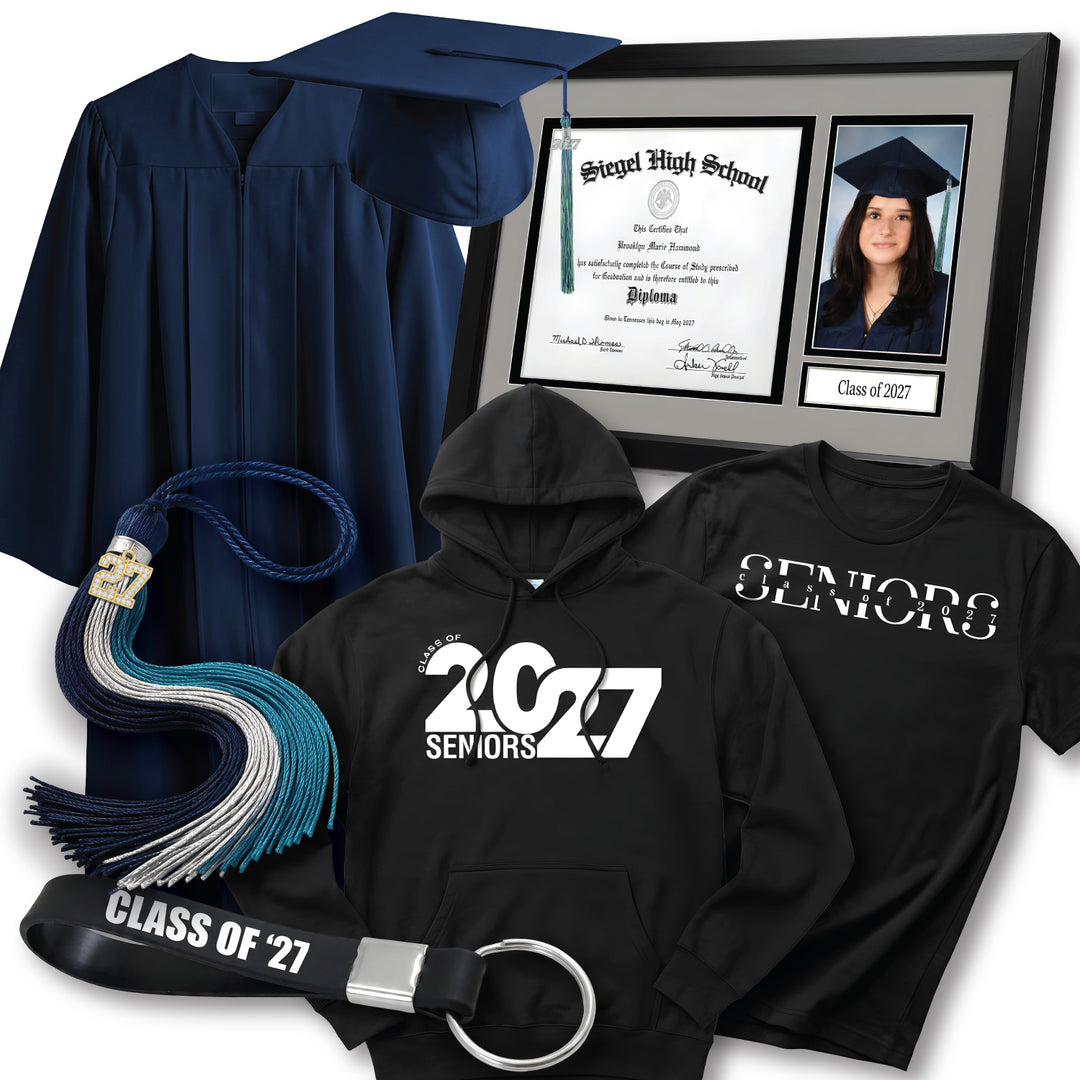 Cap & Gown Deluxe Package | Siegel High School
