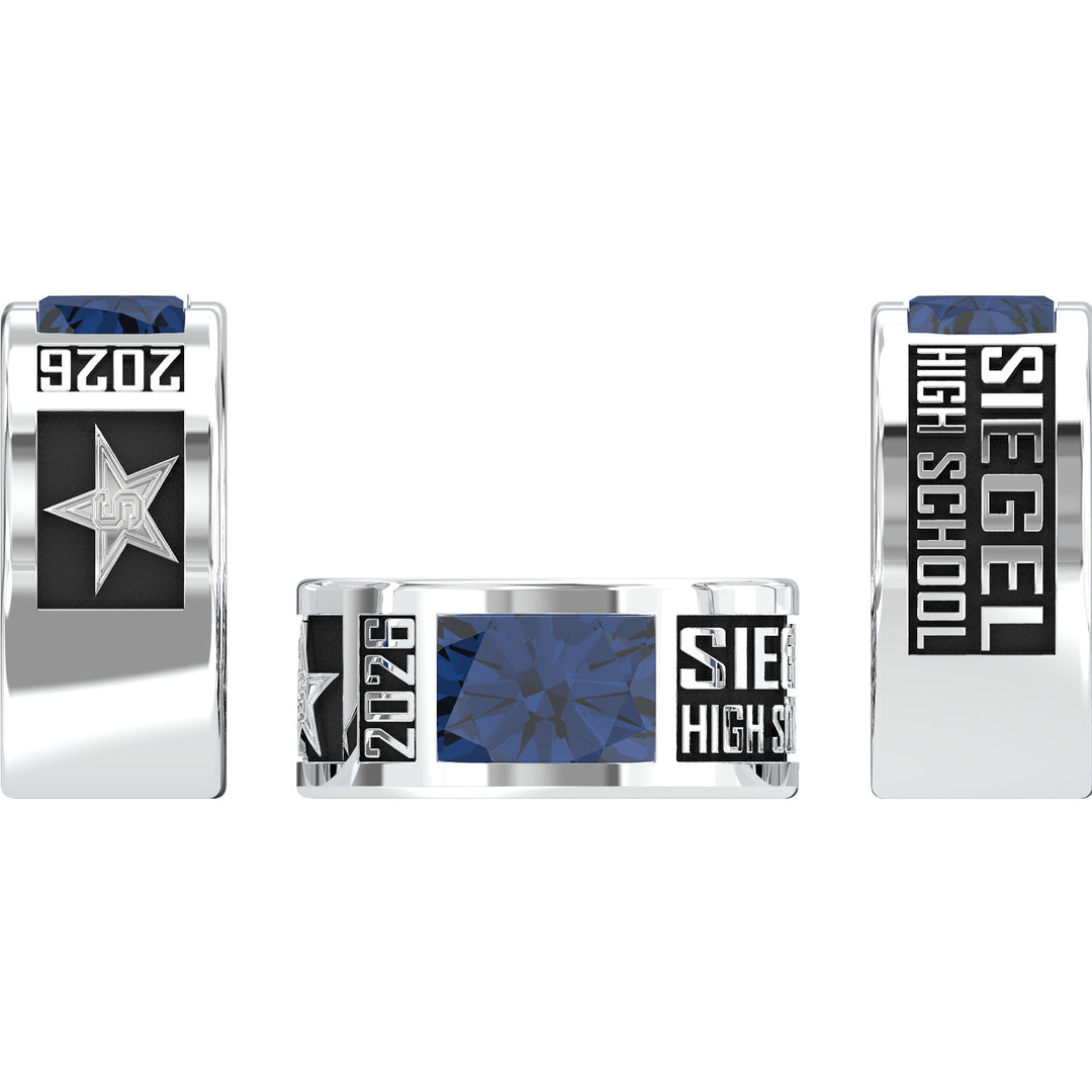 Class Ring - Band Style | Siegel High School