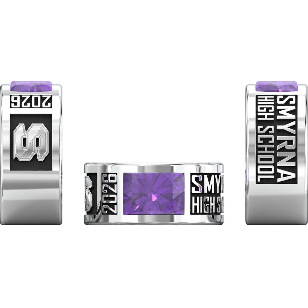 Class Ring - Band Style | Smyrna High School