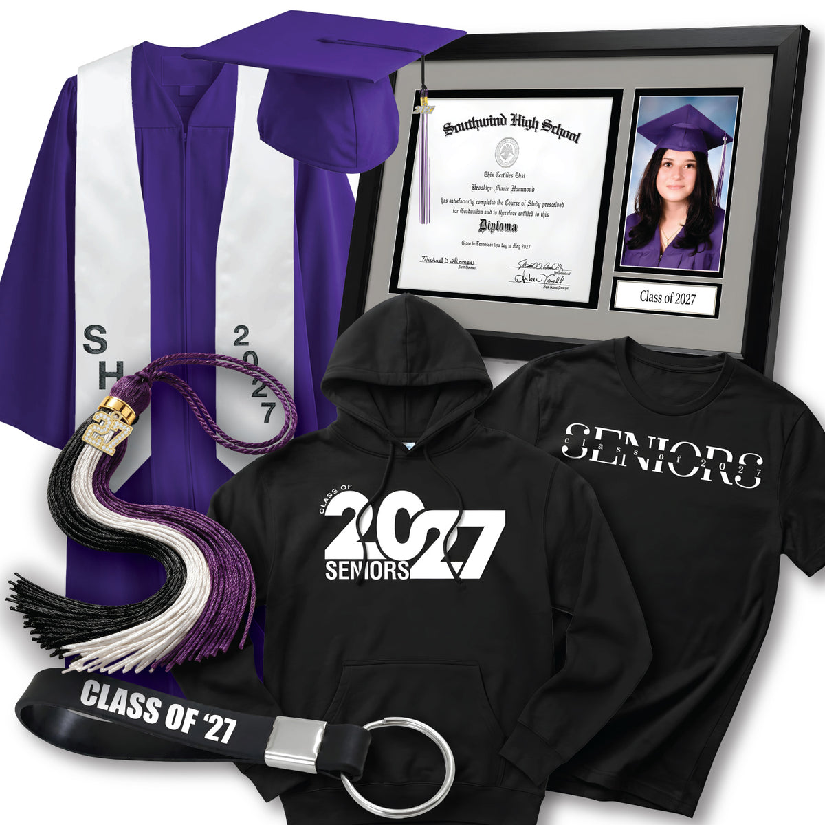 Cap & Gown Deluxe Package | Southwind High School