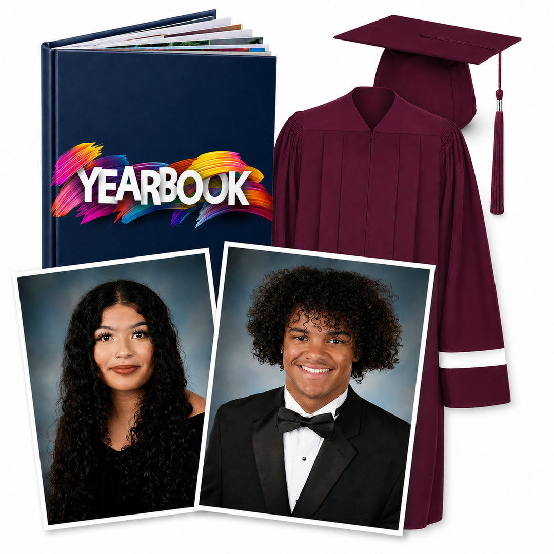 Cap, Gown, Tassel Unit, Yearbook & Senior Photo | Spring Hill High School