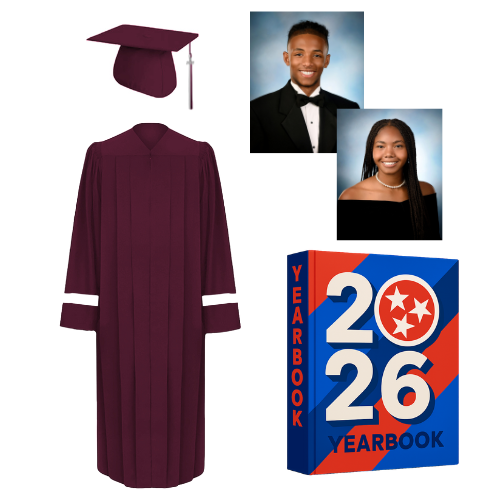 Cap, Gown, Tassel Unit, Yearbook & Senior Photo | Spring Hill High School