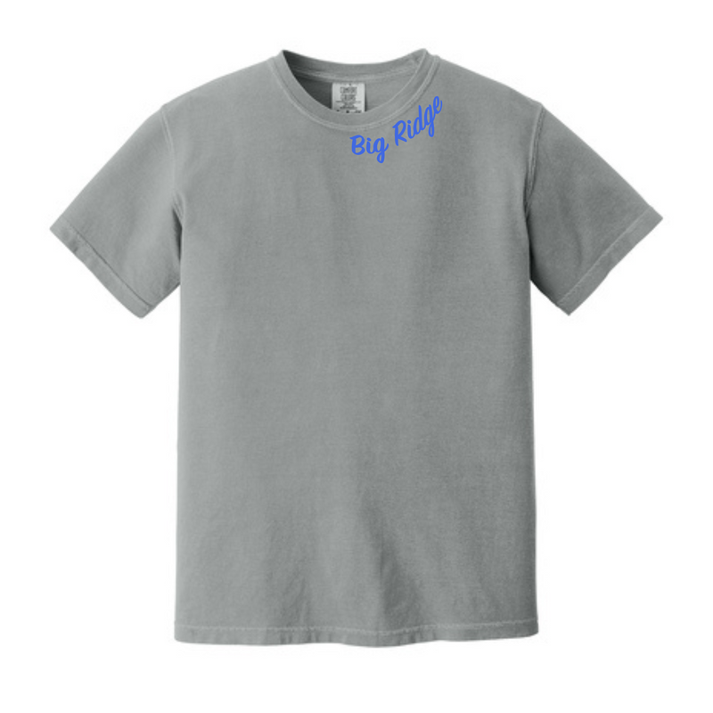 Adult Embroidered Big Ridge Collar T-Shirt | Big Ridge Elementary School