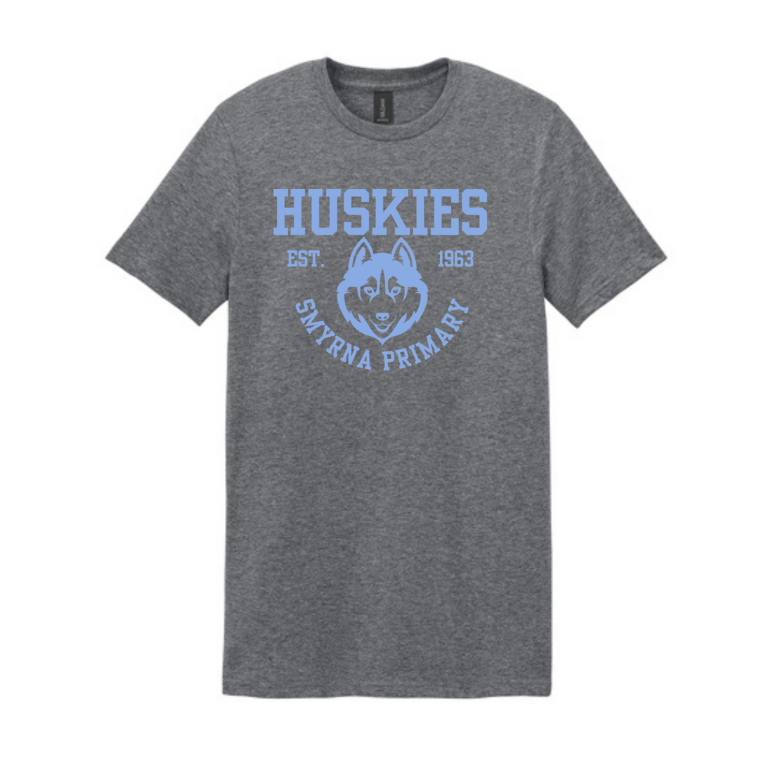 HUSKIES w/ Husky Head T-Shirt | Smyrna Primary School