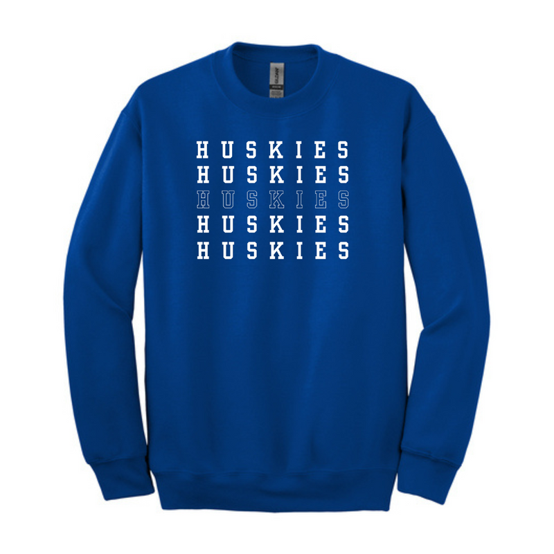 Huskies Stack Crewneck | Smyrna Primary School