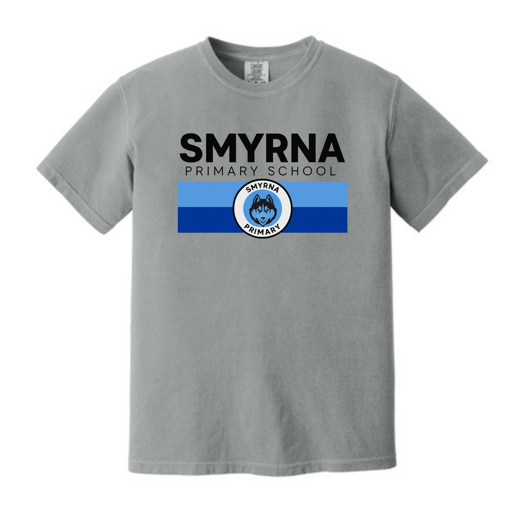 Smyrna Stripes Comfort Colors T-Shirt | Smyrna Primary School