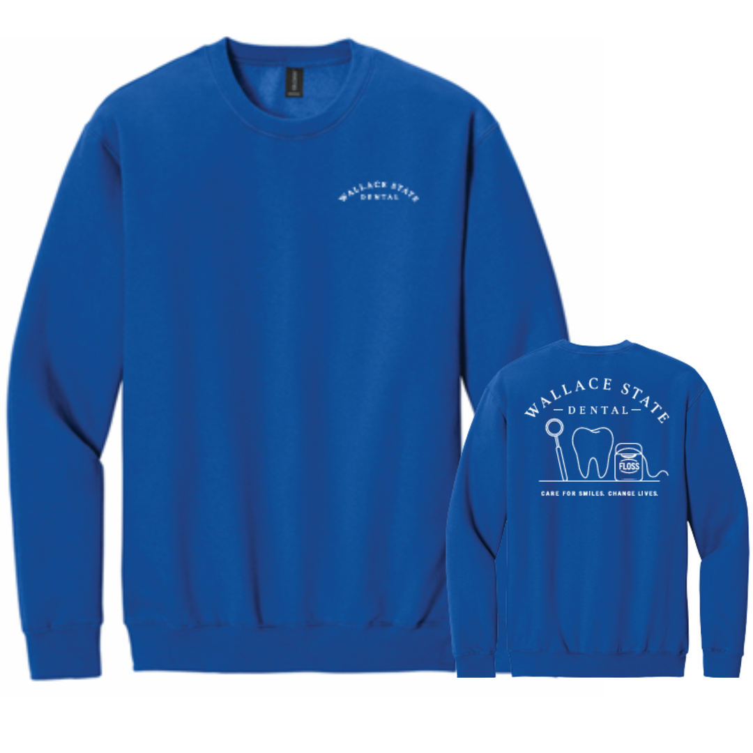 Block Crewneck | Wallace State Dental Apparel Store
