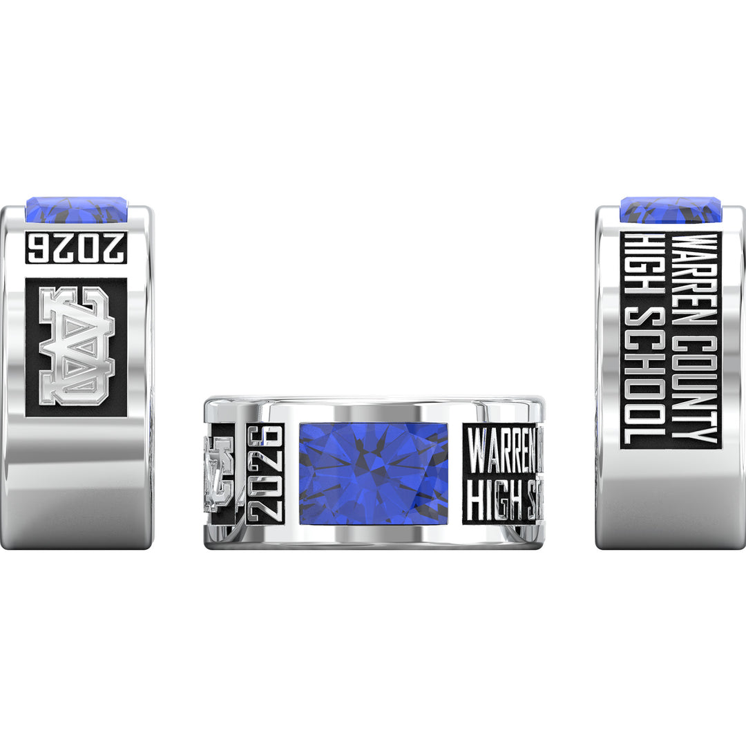 Class Ring - Band Style | Warren County High School