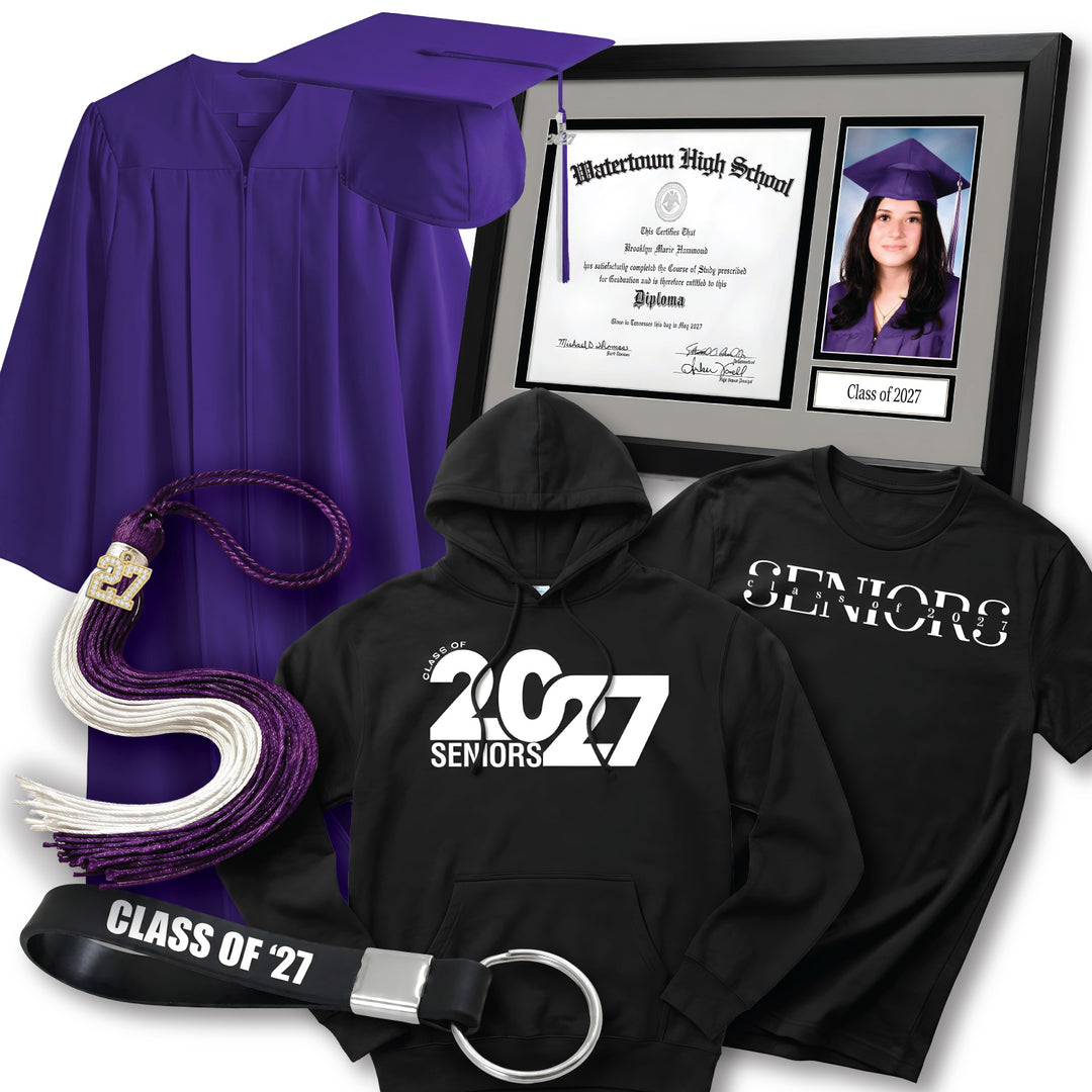 Cap & Gown Deluxe Package | Watertown High School