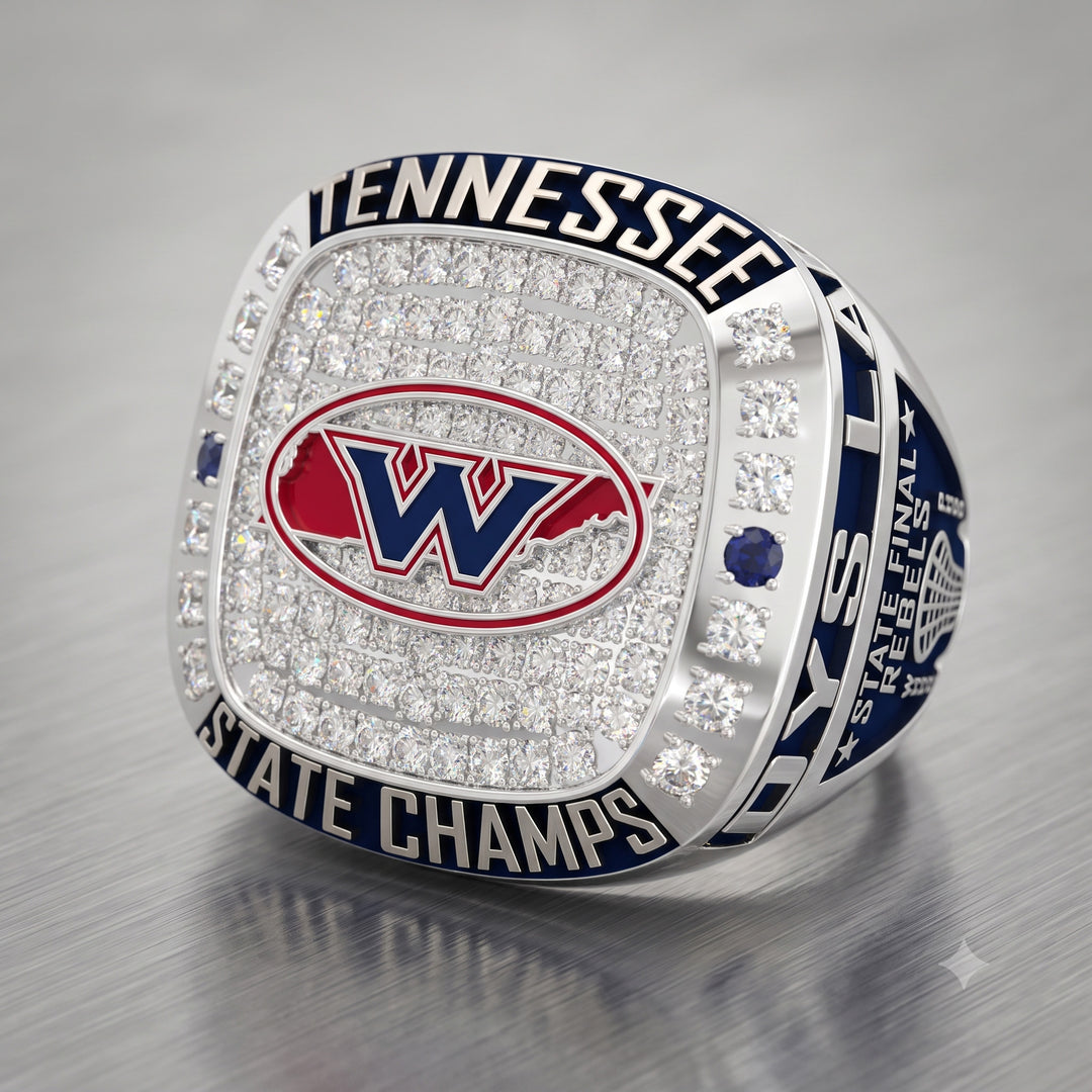 Lacrosse State Championship Ring | Option 1 | West High School