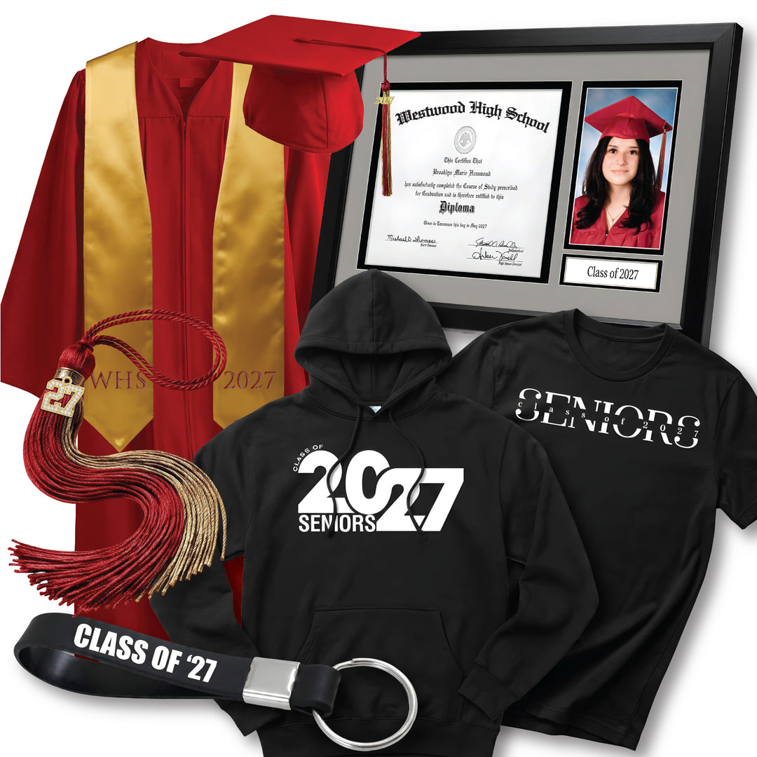 Cap & Gown Deluxe Package | Westwood High School