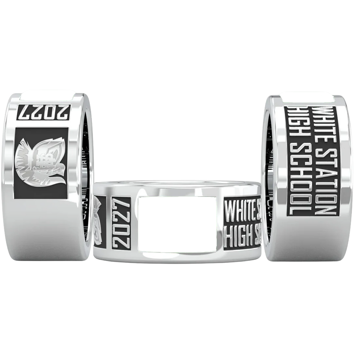 Class Ring - Band Style | White Station High School