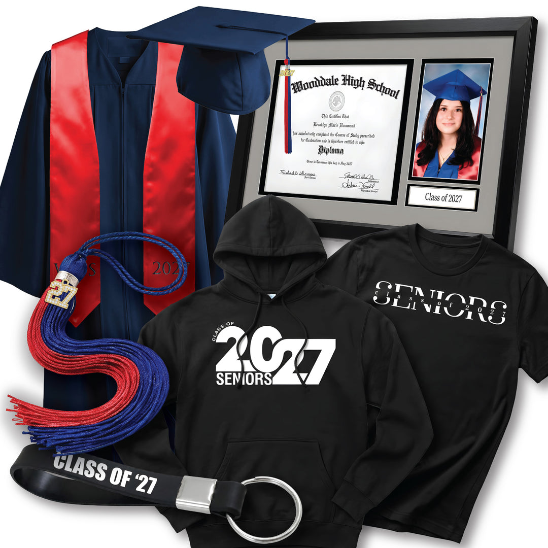 Cap & Gown Deluxe Package | Wooddale High School