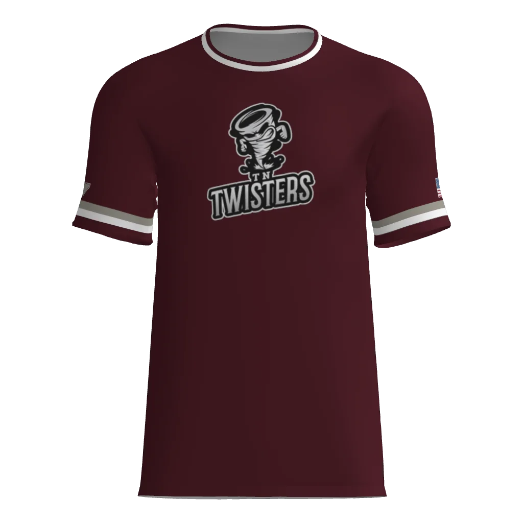 Twister Maroon Jersey | TN Twisters