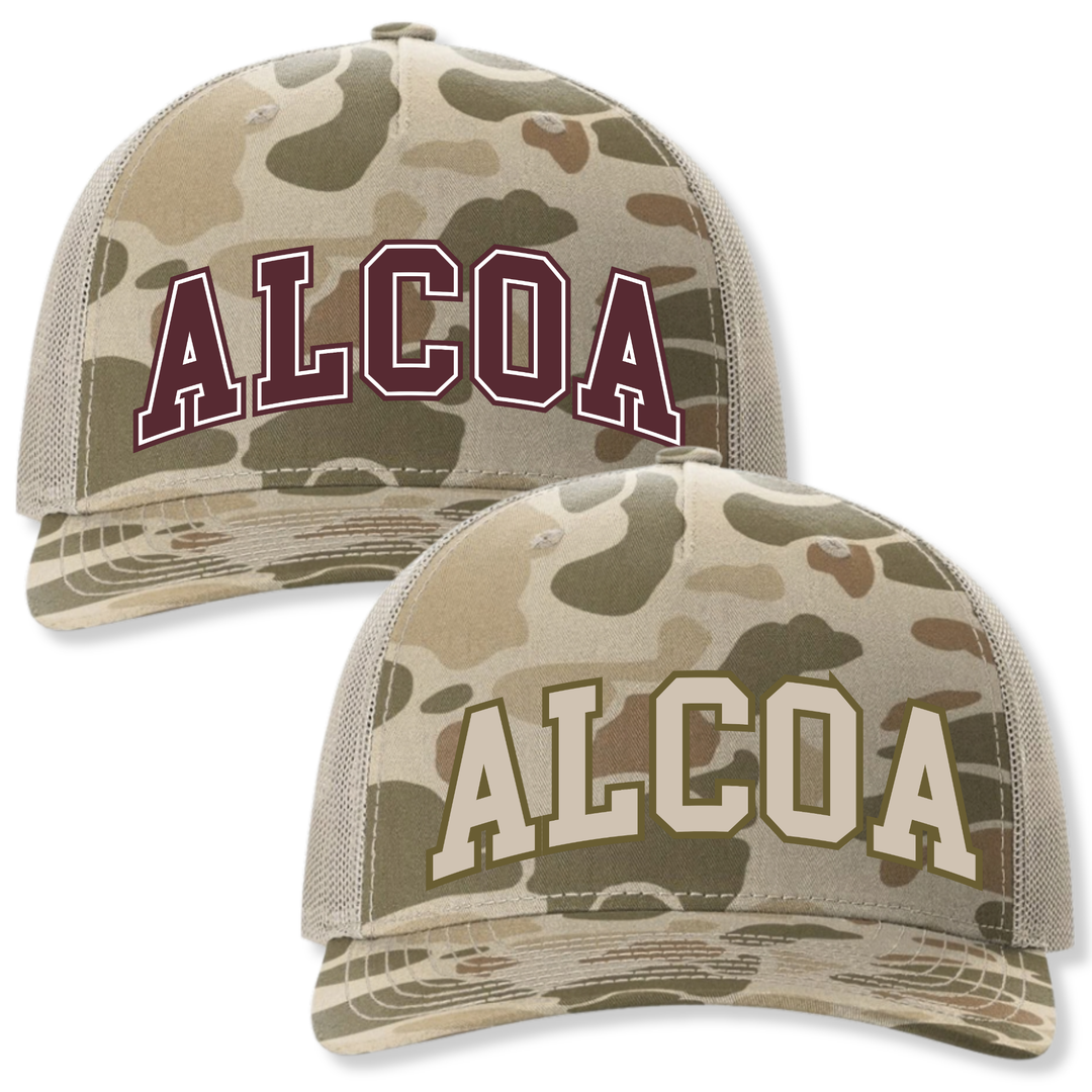 Harvest Duck Camo Trucker Hat | Alcoa High School Cheer