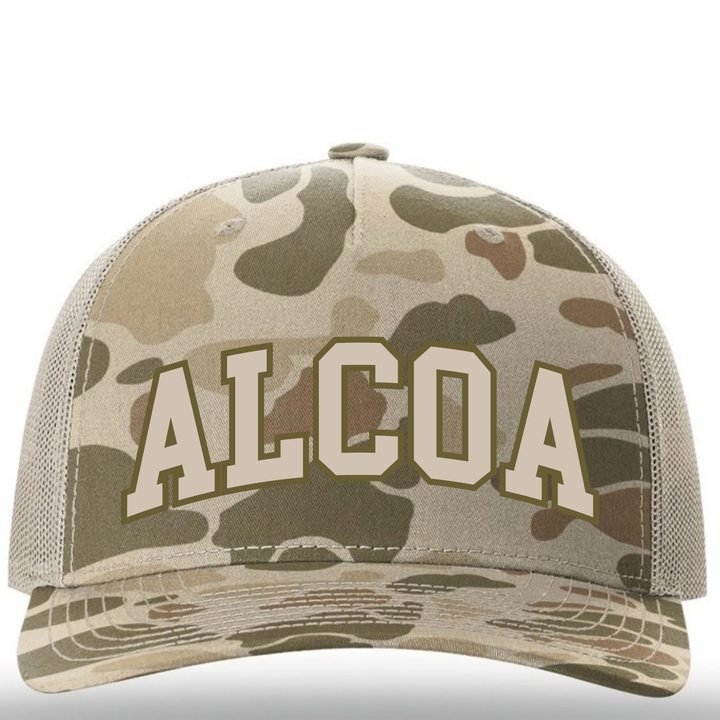 Harvest Duck Camo Trucker Hat | Alcoa High School Cheer