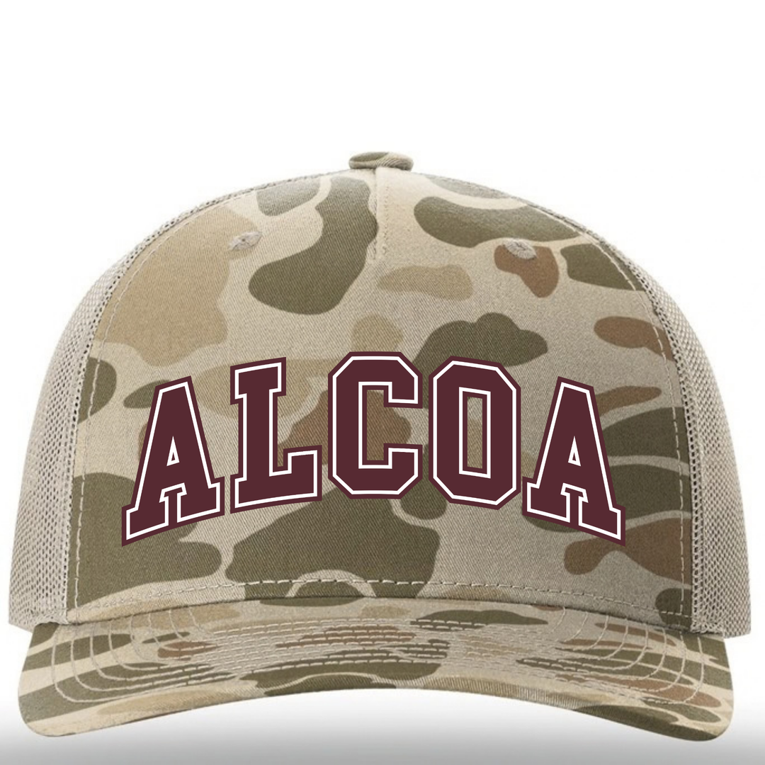 Harvest Duck Camo Trucker Hat | Alcoa High School Cheer