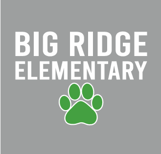 Big Ridge Elementary | BRE small paw 1/4-Zip Cadet Collar Sweatshirt