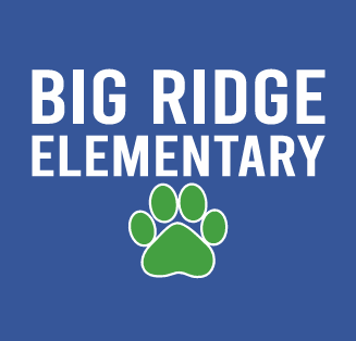 Big Ridge Elementary | BRE small paw 1/4-Zip Cadet Collar Sweatshirt