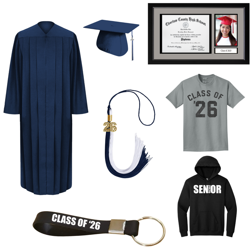 Cap & Gown Deluxe Package | MiaPrep Online High School