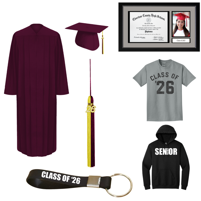 Cap & Gown Deluxe Package | Cannon Co High School
