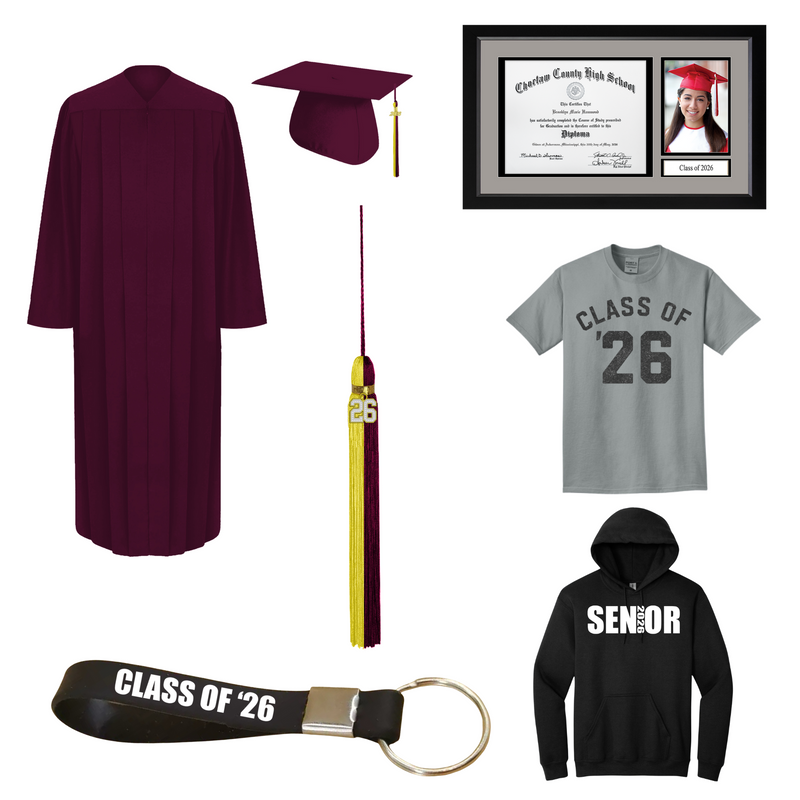 Cap & Gown Deluxe Package | Cannon Co High School