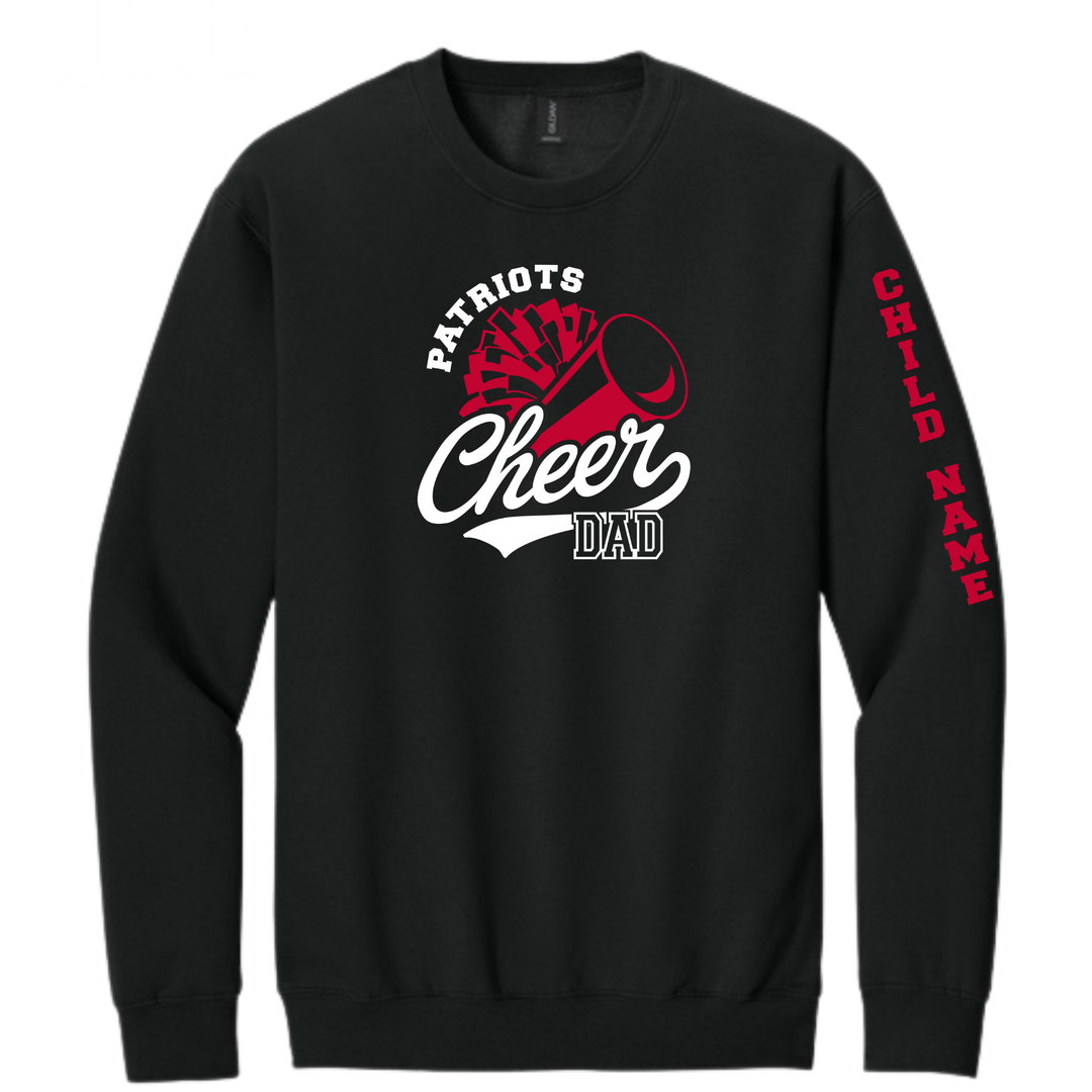 Page High School Cheer | Page Cheer Dad Crewneck Sweatshirt