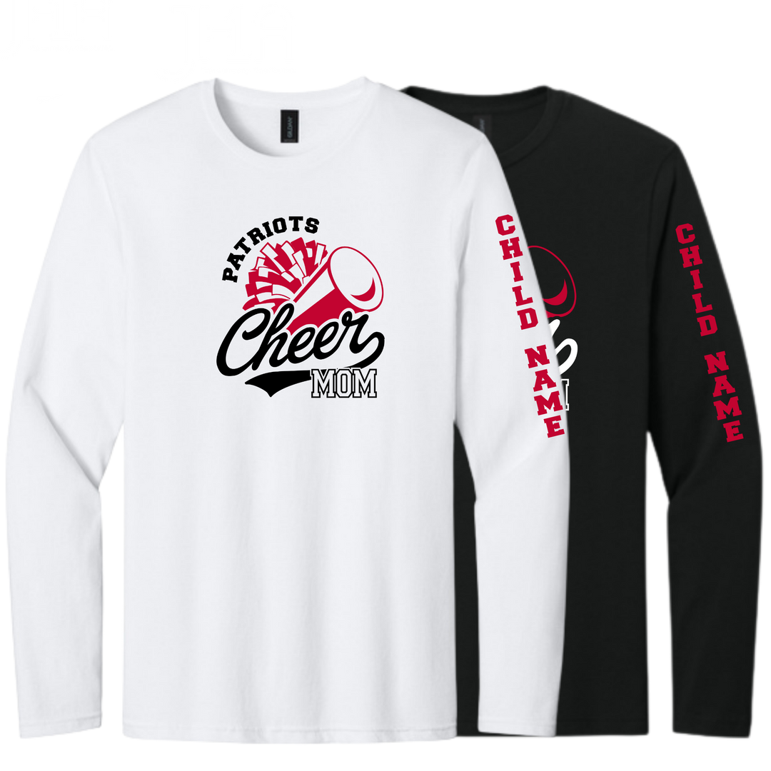 Page High School Cheer | Page Cheer Mom Long Sleeve T-Shirt