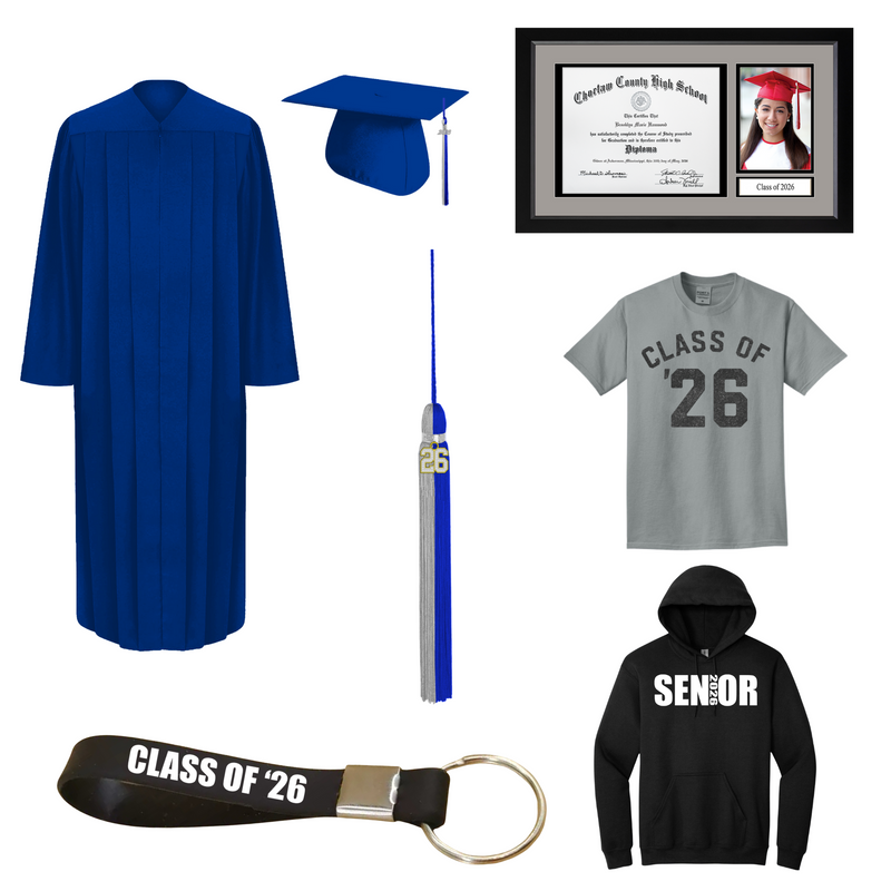 Cap & Gown 2026 Deluxe Package | East Hickman High School