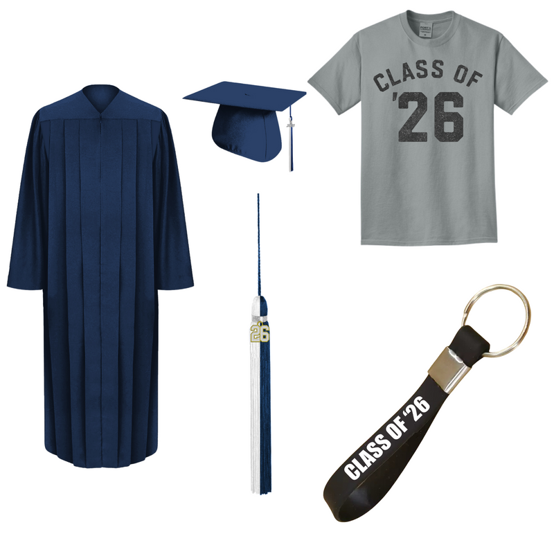Cap & Gown Basic Package | MiaPrep Online High School