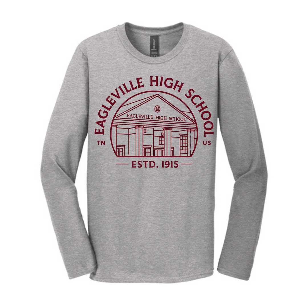 Community Softstyle Long-Sleeve Tee | Eagleville Football 2026