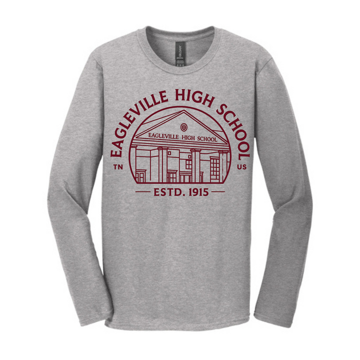 Community Softstyle Long-Sleeve Tee | Eagleville Football 2026